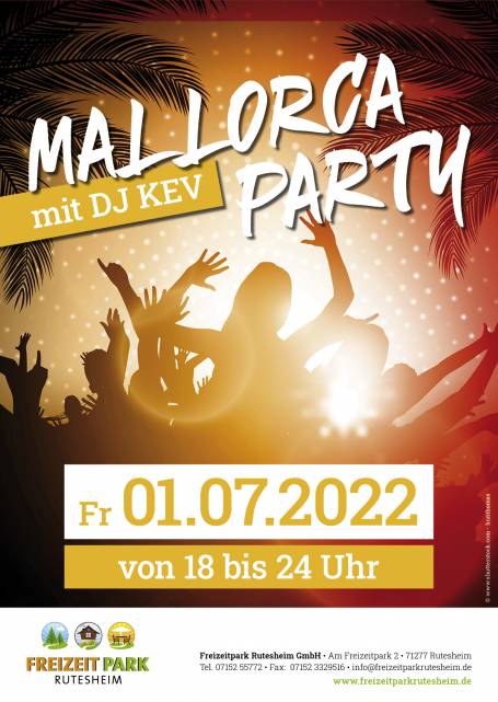 Mallorca Party mit DJ KEV - Freizeitpark Rutesheim