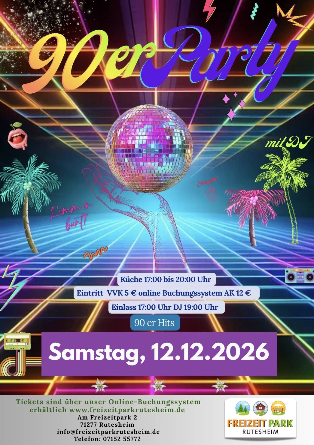 90ER CLUB-PARTY - mit DJ 