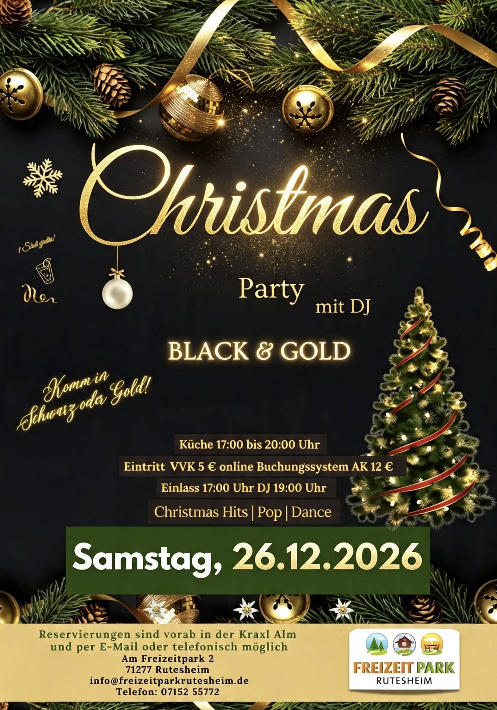 Christmas Black & Gold Schlager Deluxe 